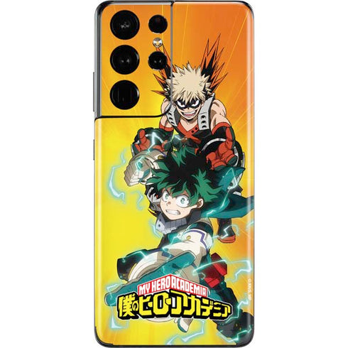 My Hero Academia Deku and Bakugo Season 5 Galaxy S21 Ultra 5G Skin