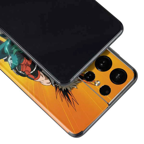 My Hero Academia Deku and Bakugo Season 5 Galaxy S21 Ultra 5G Skin