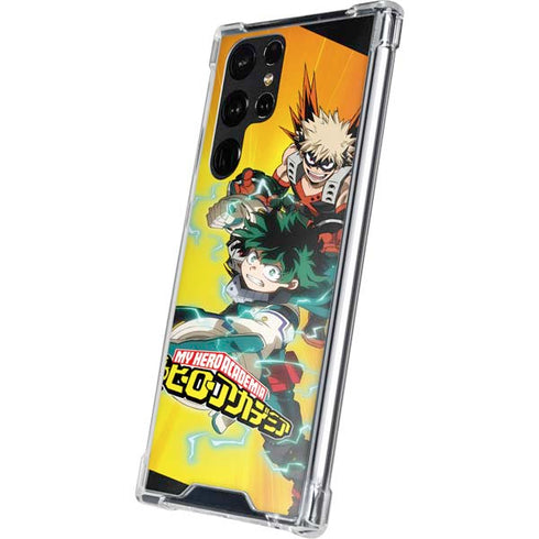 My Hero Academia Deku and Bakugo Season 5 Galaxy S22 Ultra Clear Case