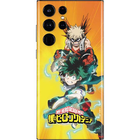 My Hero Academia Deku and Bakugo Season 5 Galaxy S22 Ultra Skin