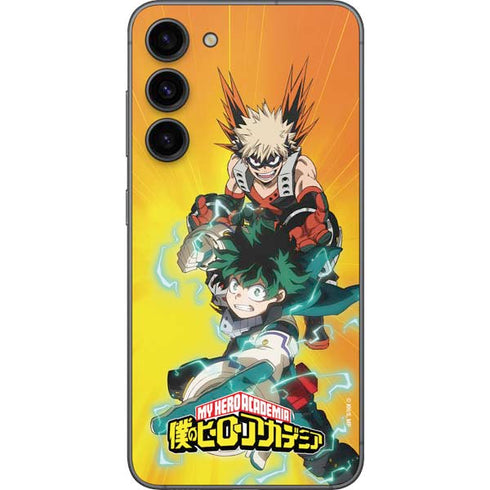 My Hero Academia Deku and Bakugo Season 5 Galaxy S23 Plus Skin