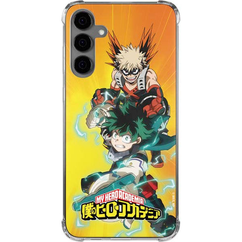 My Hero Academia Deku and Bakugo Season 5 Galaxy S24 Plus Clear Case