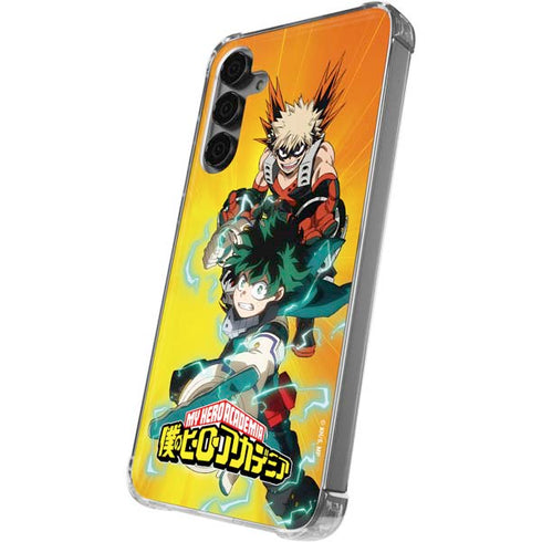 My Hero Academia Deku and Bakugo Season 5 Galaxy S24 Plus Clear Case