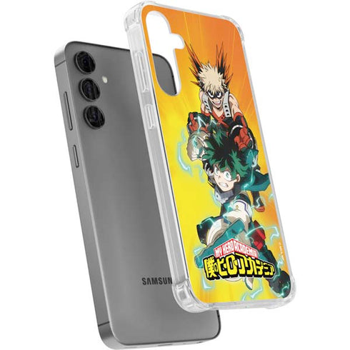 My Hero Academia Deku and Bakugo Season 5 Galaxy S24 Plus Clear Case