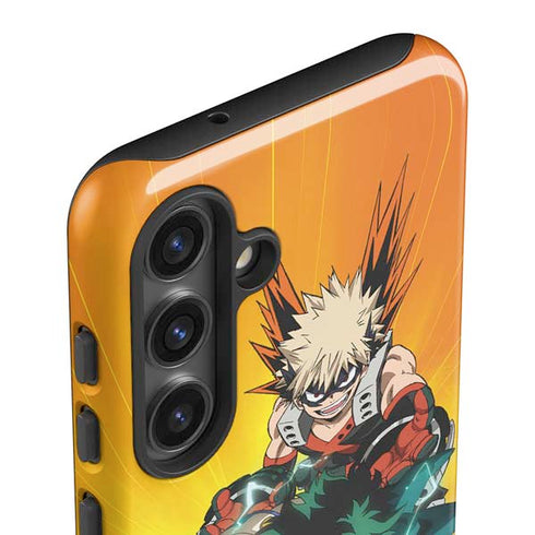My Hero Academia Deku and Bakugo Season 5 Galaxy S25 Plus Impact Case