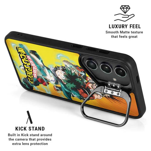 My Hero Academia Deku and Bakugo Season 5 Galaxy S25 Plus Kickstand Case