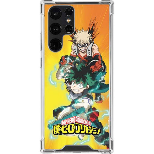 My Hero Academia Deku and Bakugo Season 5 Galaxy S24 Ultra Clear Case