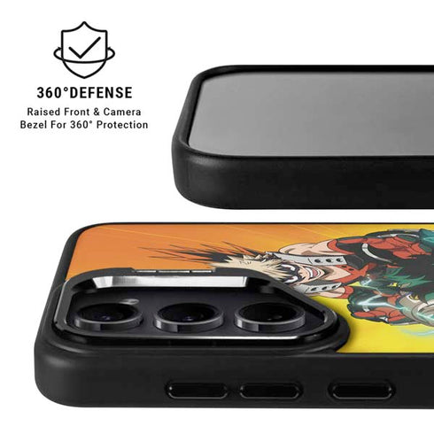 My Hero Academia Deku and Bakugo Season 5 Galaxy S25 Ultra Kickstand Case