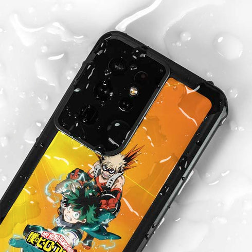 My Hero Academia Deku and Bakugo Season 5 Galaxy S24 Ultra Waterproof Case