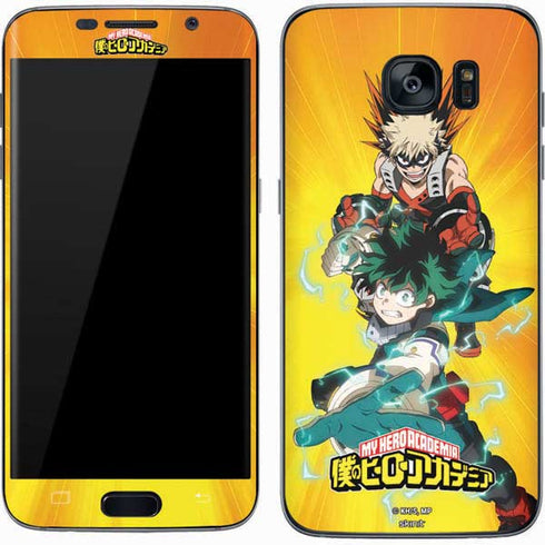 My Hero Academia Deku and Bakugo Season 5 Galaxy S7 Skin