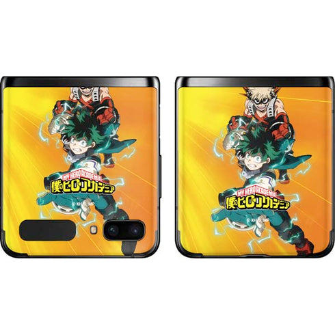 My Hero Academia Deku and Bakugo Season 5 Galaxy Z Flip Skin