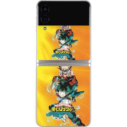 My Hero Academia Deku and Bakugo Season 5 Galaxy Z Flip3 5G Skin