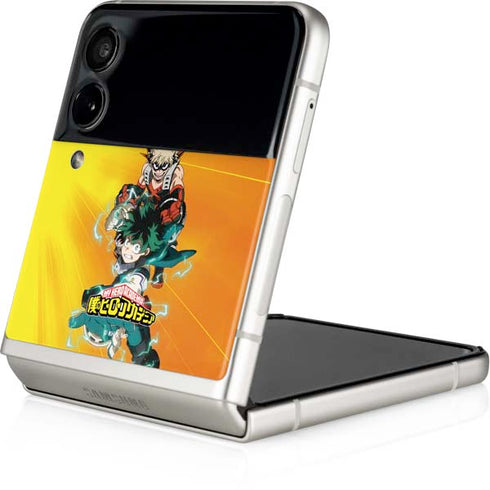 My Hero Academia Deku and Bakugo Season 5 Galaxy Z Flip3 5G Skin