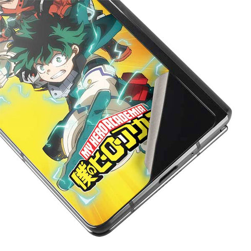 My Hero Academia Deku and Bakugo Season 5 Galaxy Z Fold2 5G Skin