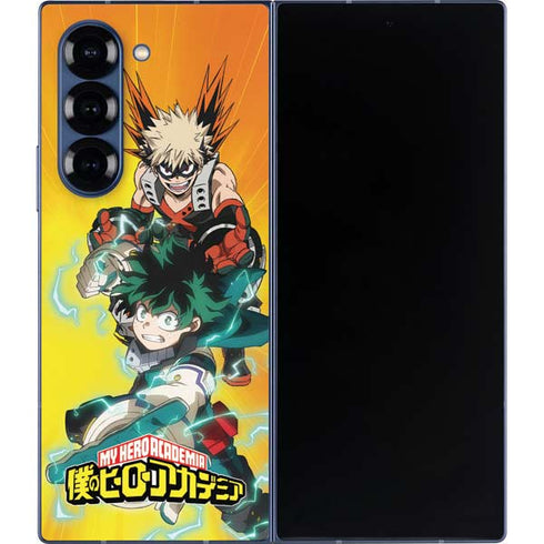 My Hero Academia Deku and Bakugo Season 5 Galaxy Z Fold6 Skin