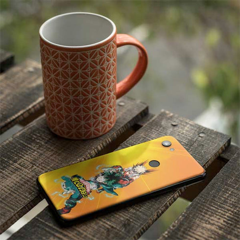 My Hero Academia Deku and Bakugo Season 5 Google Pixel 3a Skin