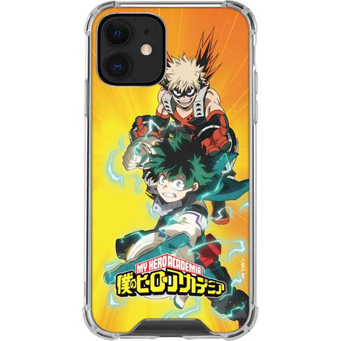 My Hero Academia Deku and Bakugo Season 5 iPhone 12 Clear Case