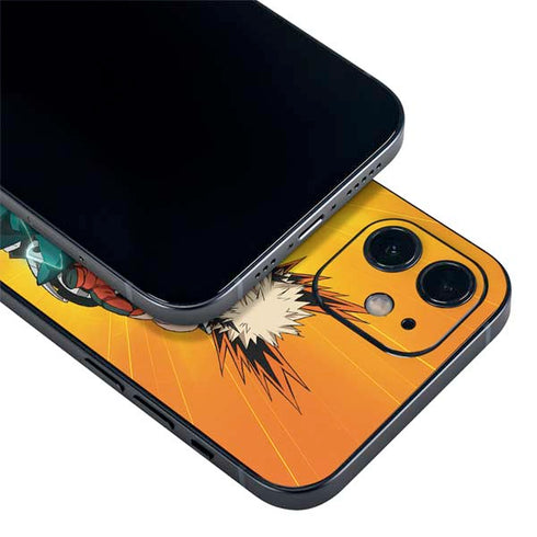 My Hero Academia Deku and Bakugo Season 5 iPhone 12 Mini Skin