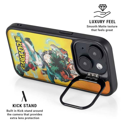 My Hero Academia Deku and Bakugo Season 5 iPhone 13 Kickstand Case
