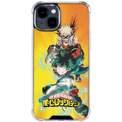 My Hero Academia Deku and Bakugo Season 5 iPhone 14 Plus Clear Case