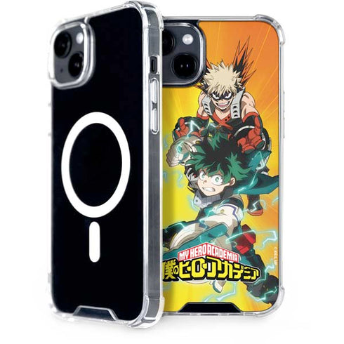 My Hero Academia Deku and Bakugo Season 5 iPhone 15 Plus MagSafe Case