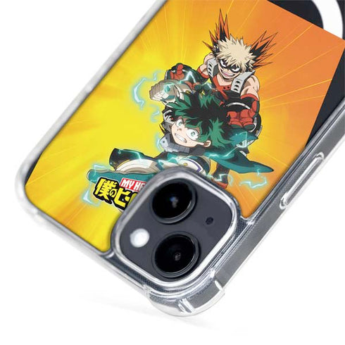 My Hero Academia Deku and Bakugo Season 5 iPhone 15 Plus MagSafe Case