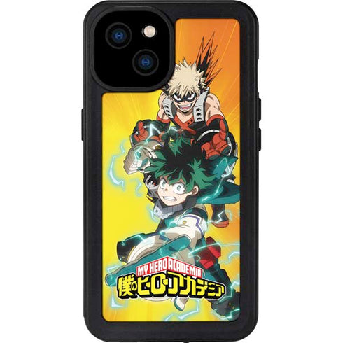 My Hero Academia Deku and Bakugo Season 5 iPhone 15 Plus Waterproof Case