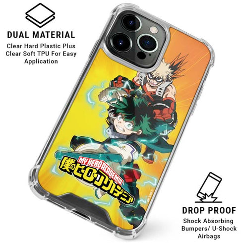 My Hero Academia Deku and Bakugo Season 5 iPhone 15 Pro Clear Case