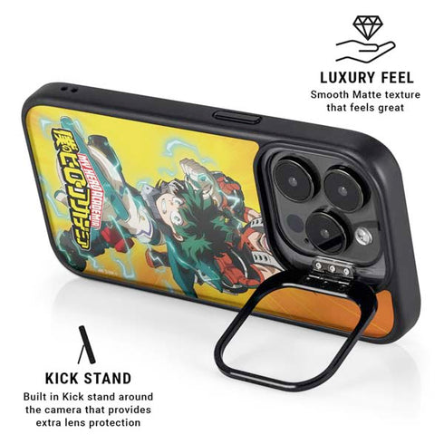 My Hero Academia Deku and Bakugo Season 5 iPhone 15 Pro Max Kickstand Case