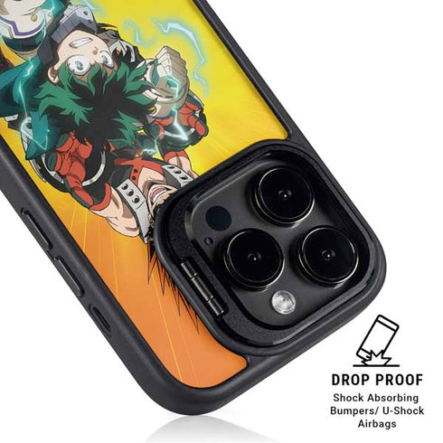 My Hero Academia Deku and Bakugo Season 5 iPhone 15 Pro Max Kickstand Case