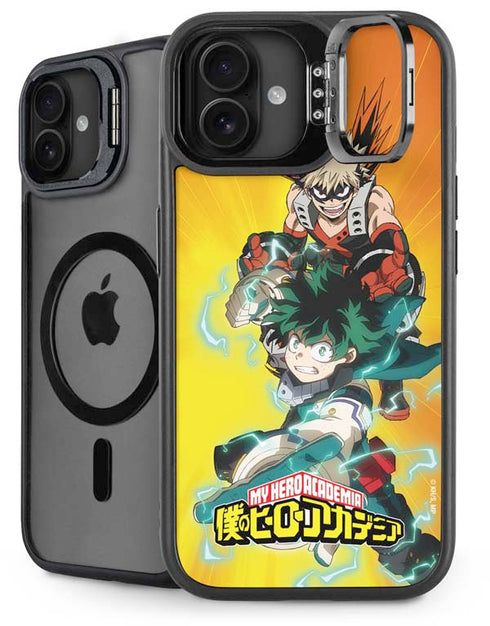 My Hero Academia Deku and Bakugo Season 5 iPhone 16 Plus Kickstand Case