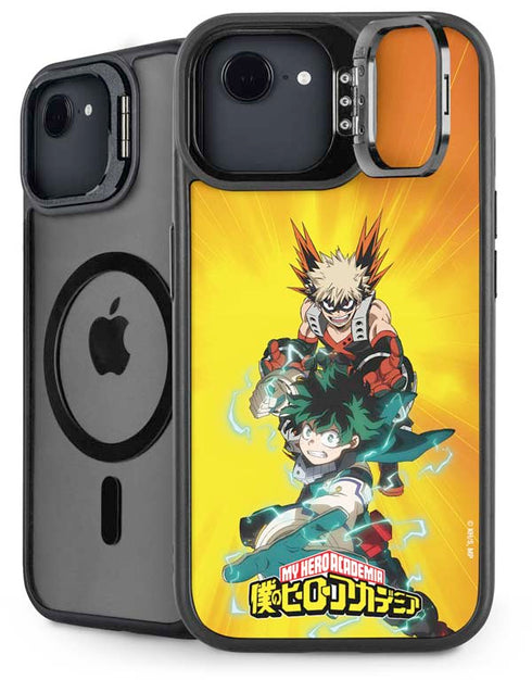 My Hero Academia Deku and Bakugo Season 5 iPhone 16e Kickstand Case