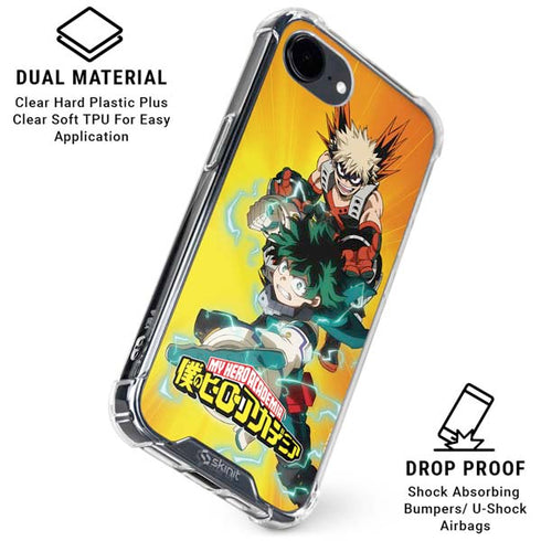 My Hero Academia Deku and Bakugo Season 5 iPhone 16e Clear Case