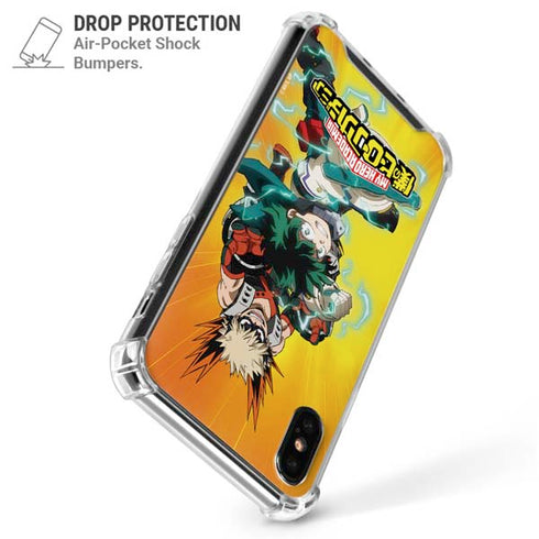 My Hero Academia Deku and Bakugo Season 5 iPhone XS Max Clear Case