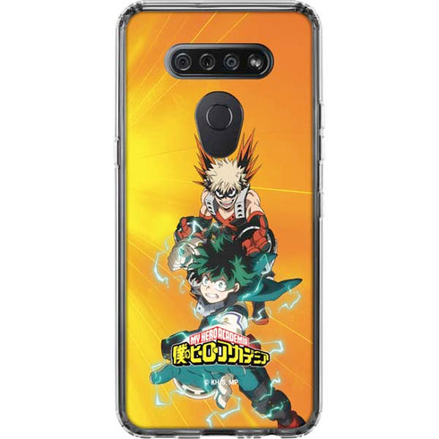 My Hero Academia Deku and Bakugo Season 5 LG K51/Q51 Clear Case