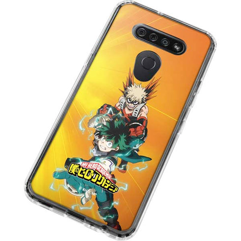 My Hero Academia Deku and Bakugo Season 5 LG K51/Q51 Clear Case