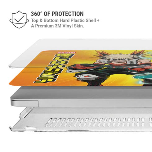 My Hero Academia Deku and Bakugo Season 5 MacBook Air 13in (2020) Case plus Skin