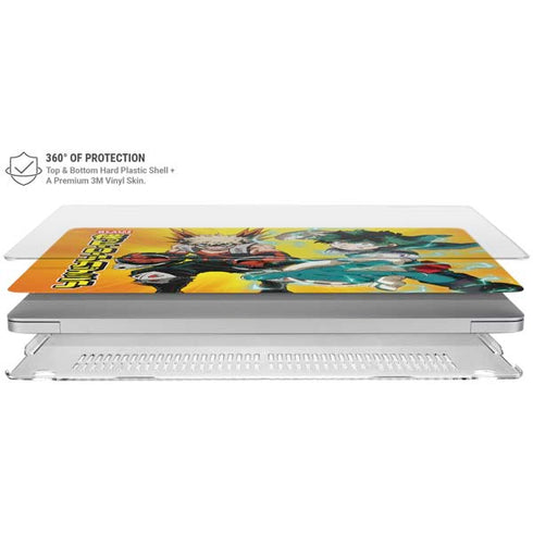 My Hero Academia Deku and Bakugo Season 5 MacBook Air 15in (2023-2025) Case plus Skin