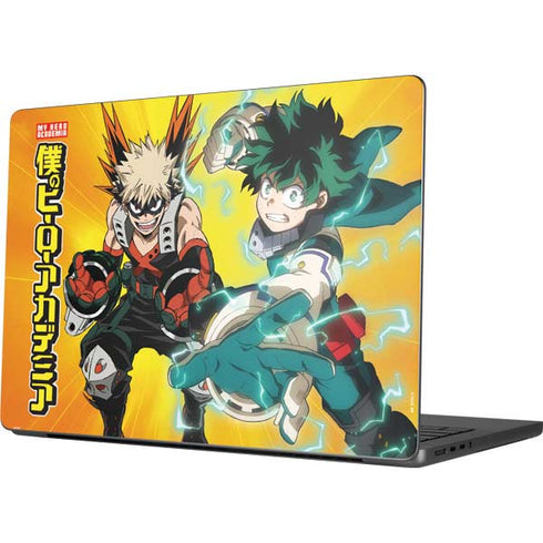 My Hero Academia Deku and Bakugo Season 5 MacBook Pro 14in (2021-24) Skin