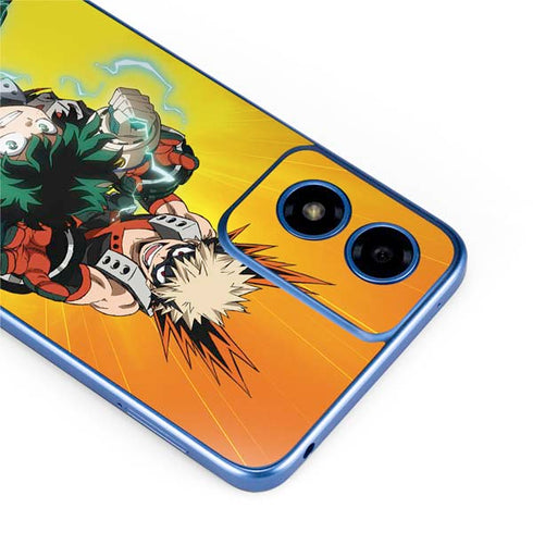 My Hero Academia Deku and Bakugo Season 5 Moto G Play 4G (2024) Skin