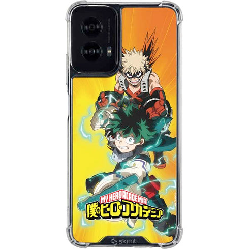 My Hero Academia Deku and Bakugo Season 5 Moto G Power 5G (2024) Clear Case