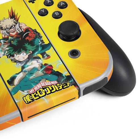 My Hero Academia Deku and Bakugo Season 5 Nintendo Switch OLED (2021) Skin
