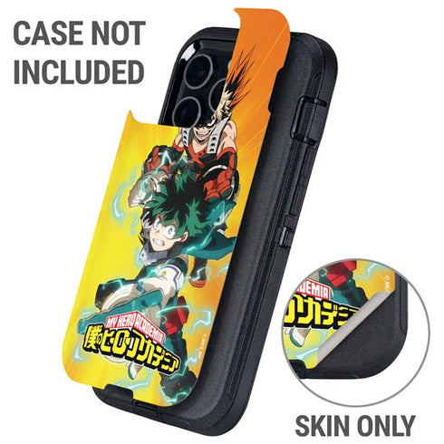 My Hero Academia Deku and Bakugo Season 5 Otterbox Defender iPhone Skin