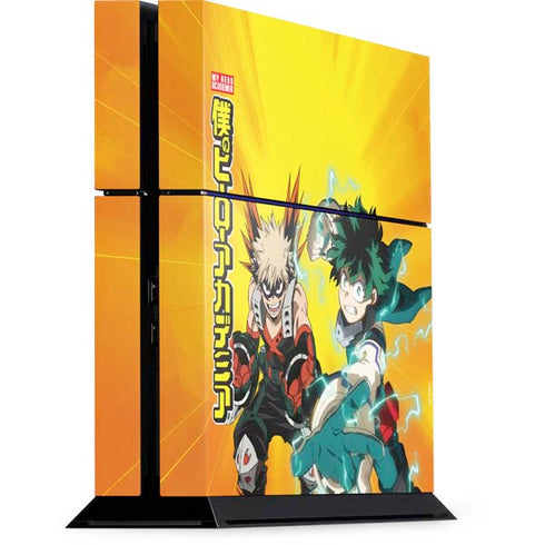 My Hero Academia Deku and Bakugo Season 5 PS4 Console Skin