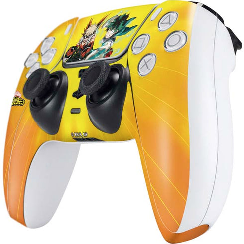 My Hero Academia Deku and Bakugo Season 5 PS5 Controller Skin