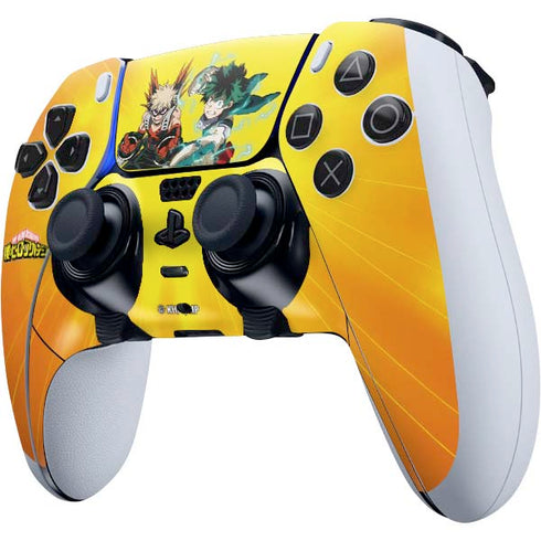 My Hero Academia Deku and Bakugo Season 5 PS5 DualSense Edge Pro Controller Skin