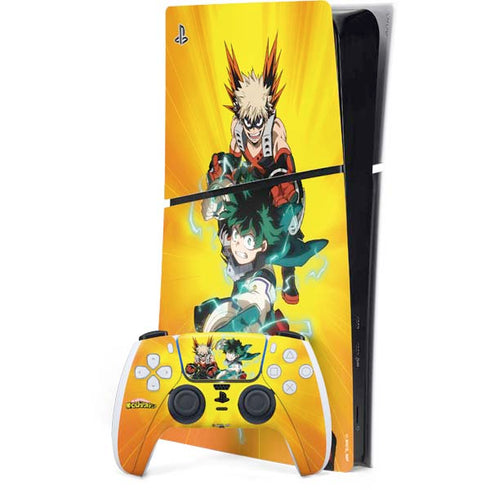 My Hero Academia Deku and Bakugo Season 5 PlayStation PS5 Skins