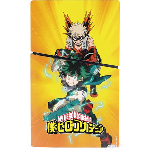 My Hero Academia Deku and Bakugo Season 5 PS5 Slim Digital Edition Bundle Skin
