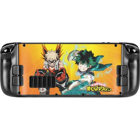 My Hero Academia Deku and Bakugo Season 5 Steam Deck Handheld Gaming Computer OLED Skin
