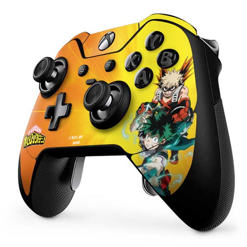 My Hero Academia Deku and Bakugo Season 5 Xbox One Elite Controller Skin